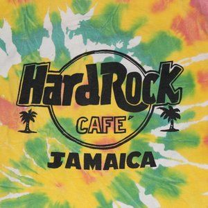 Vtg 80s Hard Rock Cafe Tshirt - Jamaica Tie-Dye